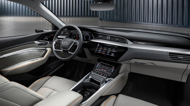 Illustration for article titled The 2019 Audi E-Tron Is a $74,800 All-Electric SUV That Can Do 0-60 in 5.5 Seconds
